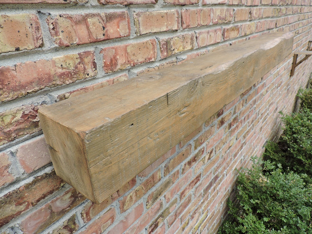 fireplace-mantel-barn-wood-mantel-5-length-6x6-beam-etsy
