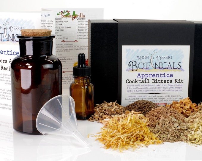 Apprentice Cocktail Bitters Kit - Start Your Mixology Training Here - Etsy