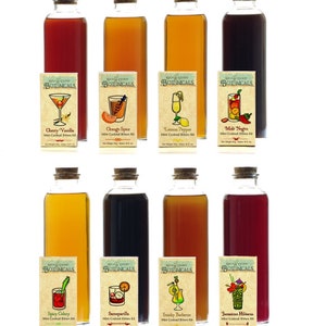 Set of 8 Mini Homemade Cocktail Bitters Kits - Save 24%! - Etsy