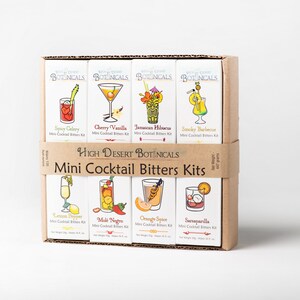 Set of 8 Mini Homemade Cocktail Bitters Kits - Save 24%! - Etsy