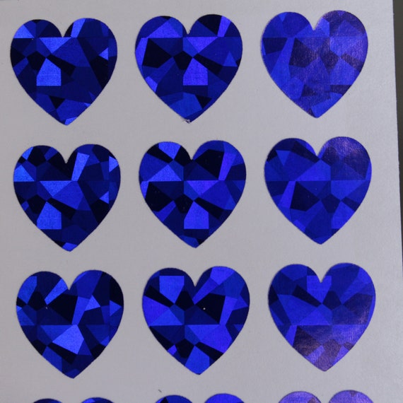 Holographic Heart Stickers