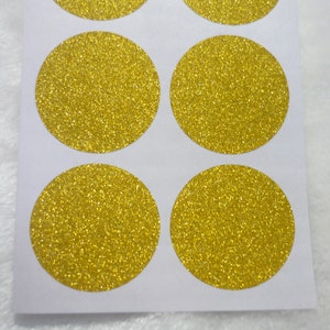 Gold glitter round stickers, envelope seals, paper label, letter seal, wedding invitation seals, invites