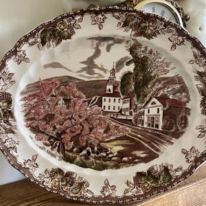 Johnson Bros Made in England Friendly Village Platter
