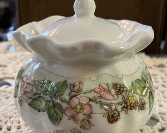 Bibelots d'été Royal Doulton Brambly Hedge - Pot avec couvercle fabriqué en Angleterre