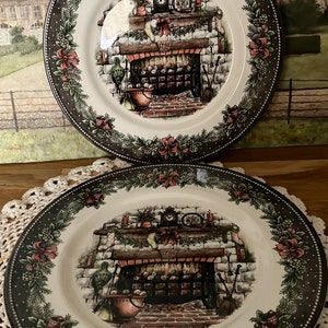 Royal Stafford Christmas dinner plates