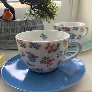 Cath Kidston Cup and Saucer - Etsy