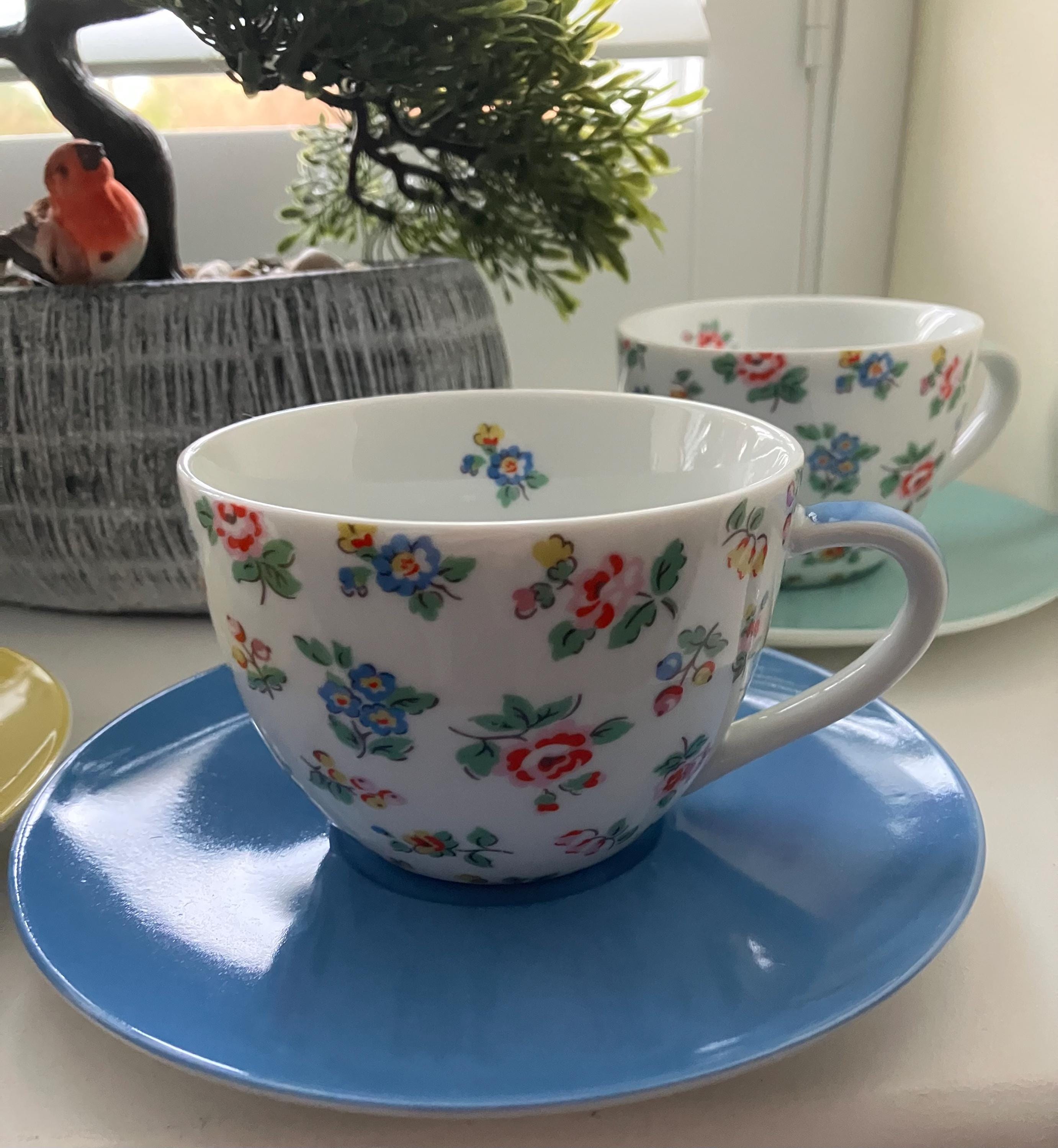 Cath Kidston プロバンスローズ ティーカップ＆ソーサー プレート2種 Cath Kidston Cups and Saucers - Etsy