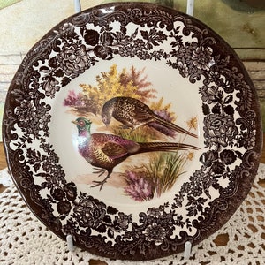 Royal Worcester Palissy game series luncheon plate Made in England
