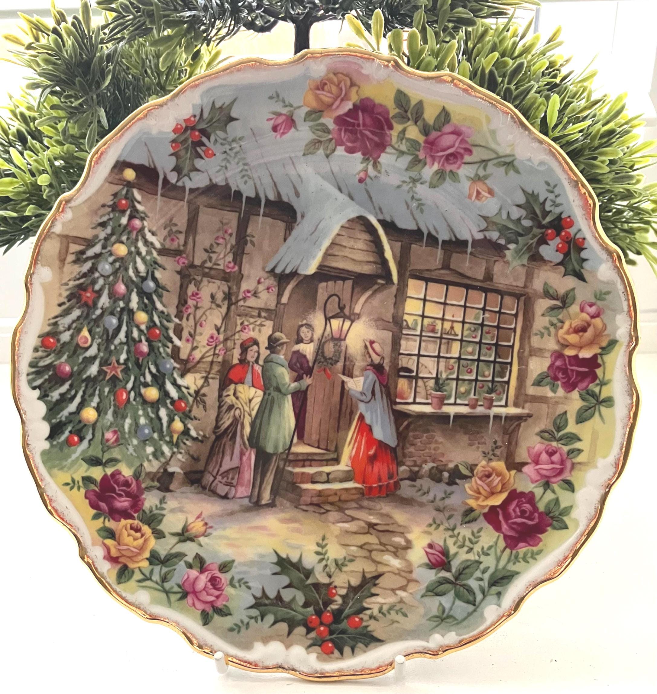 ロイヤルアルバートのコレクターズクリスマスプレート、英国製 - Etsy 日本
