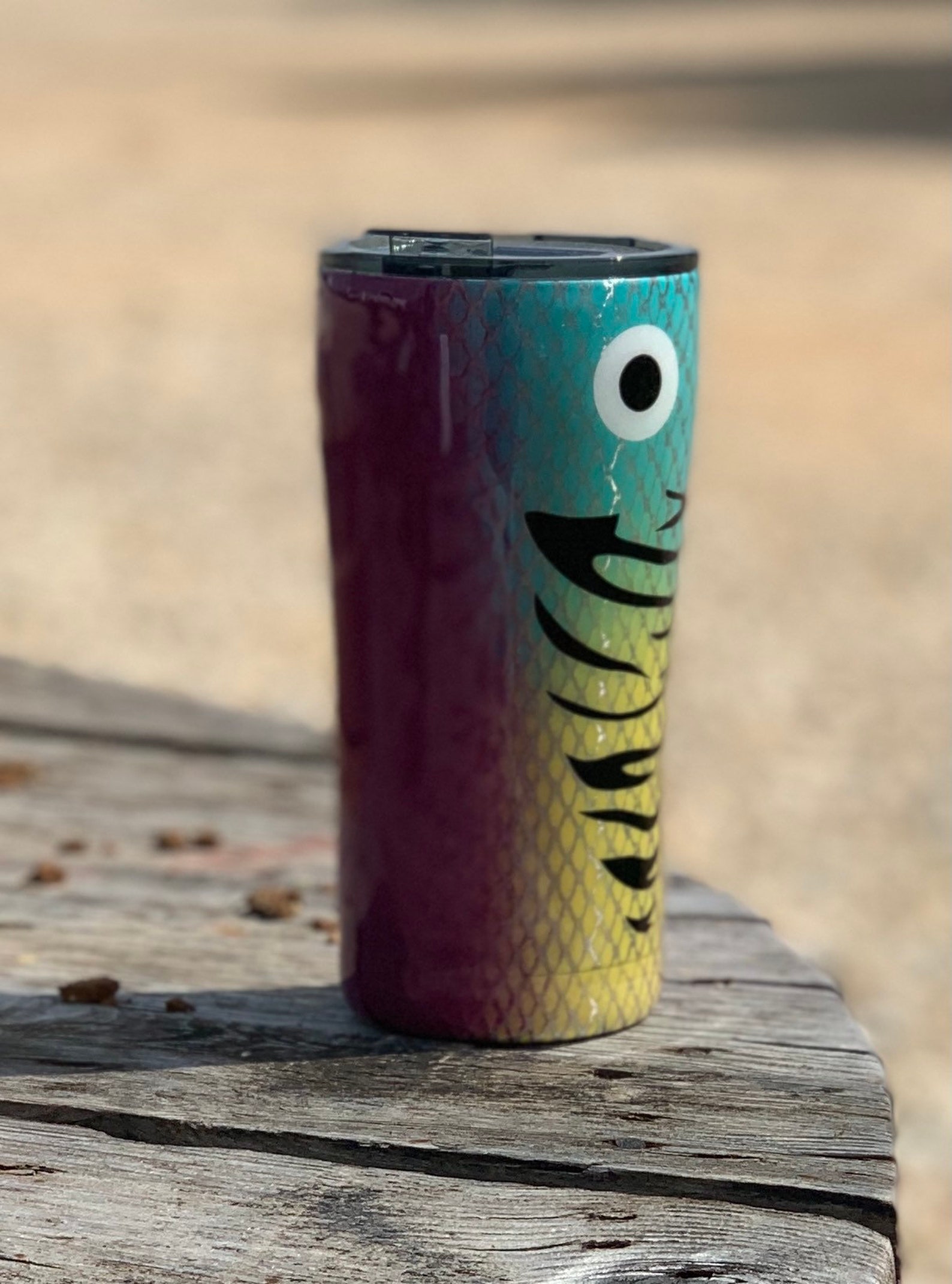 20oz fishing lure epoxy tumbler Etsy