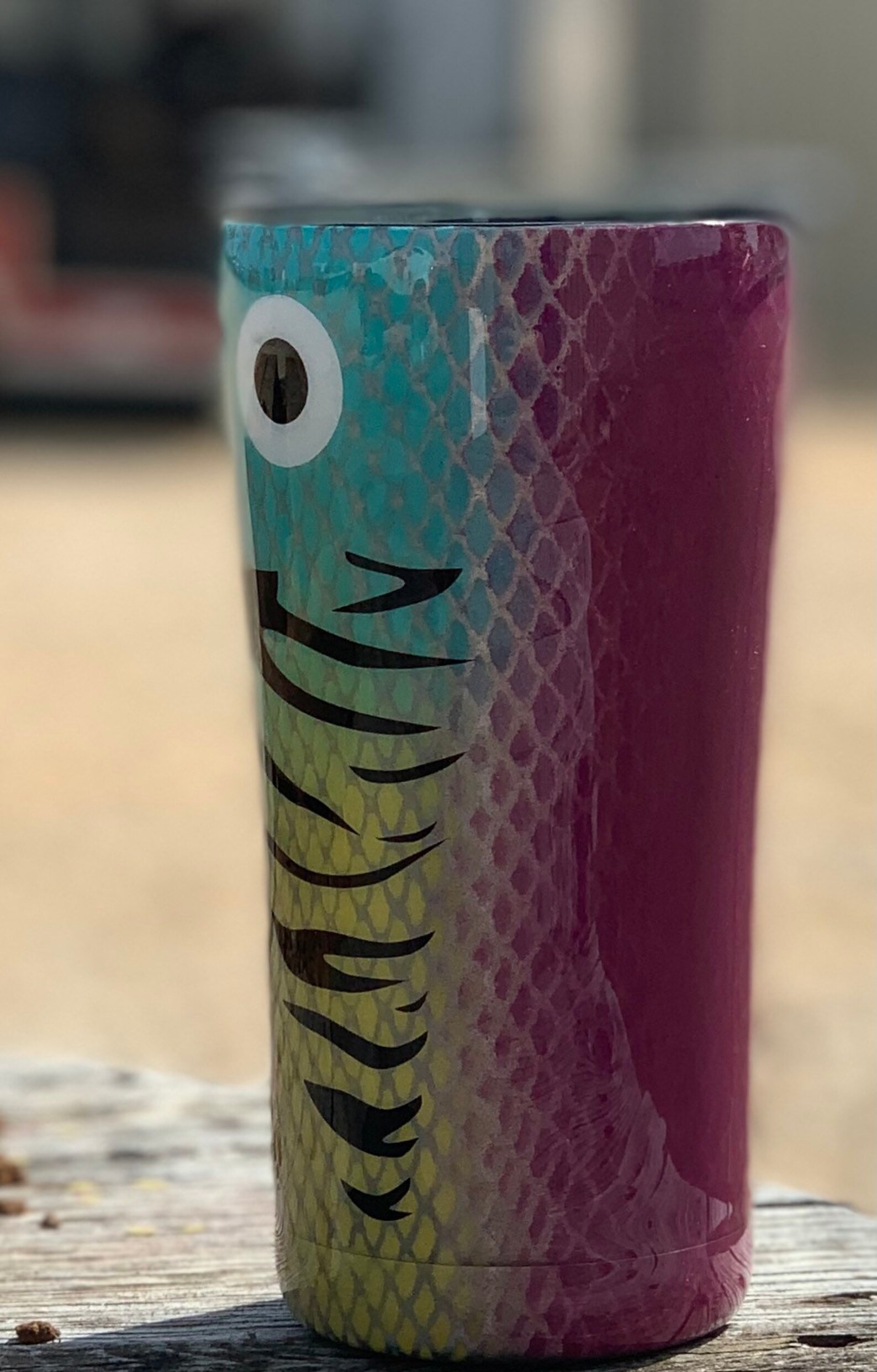 20oz fishing lure epoxy tumbler Etsy