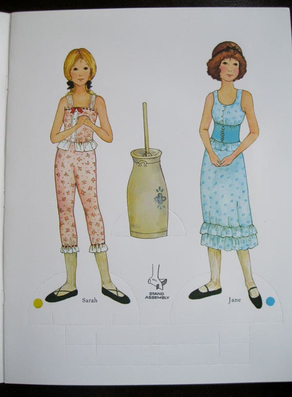 colonial paper dolls