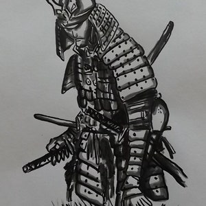 Bujinkan, Japanese art, Samurai in armor