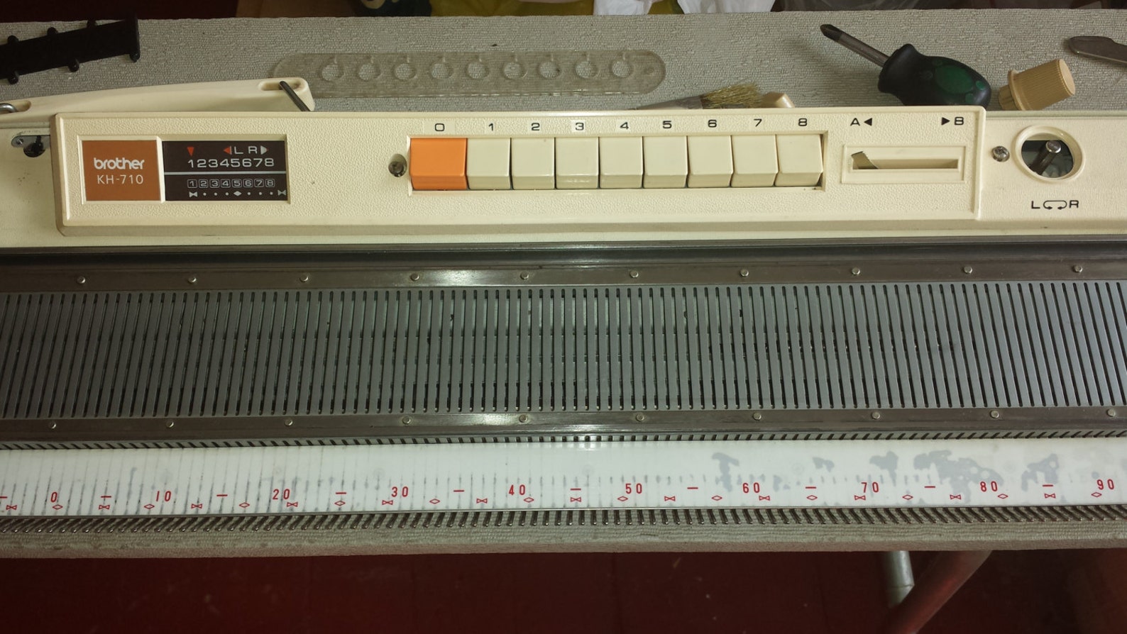 MACHINE CLEANING Brother Knitting Machine KH710, How to Take Apart and CLEAN Your Machine Fully