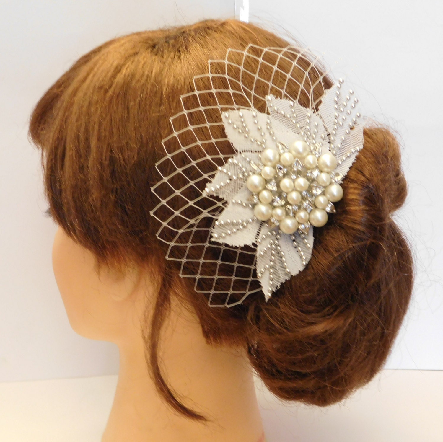 sparkly hair piece