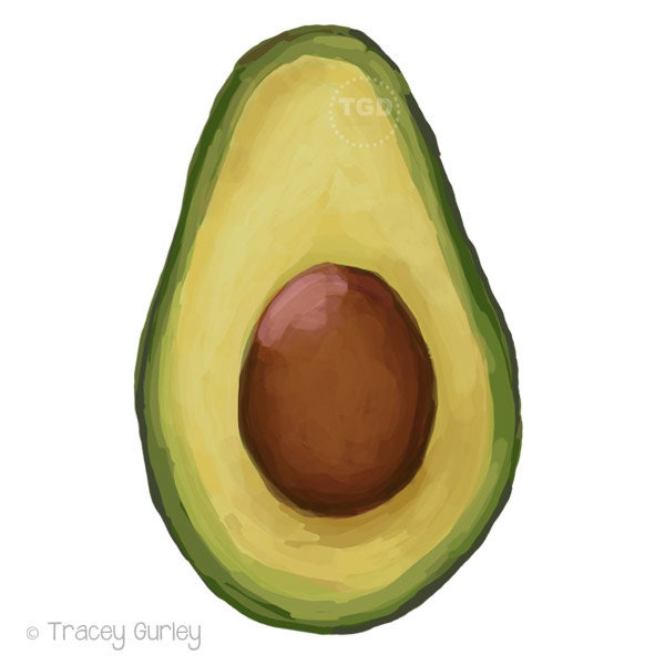 avocado-original-art-download-2-files-avocado-printable-etsy