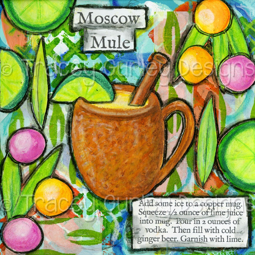 Moscow mule printable moscow mule print moscow mule sign Etsy