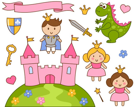 Cute Little Princess And Prince Clip Art Pink Castle Clipart Etsy Cute Little Princess And Prince Clip Art Pink Castle Clipart Etsy