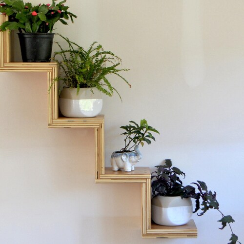 Zig Zag Display Shelf Etsy
