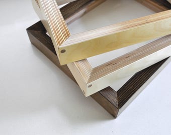 Baltic Birch Plywood 'Beveled Profile' Picture Frames