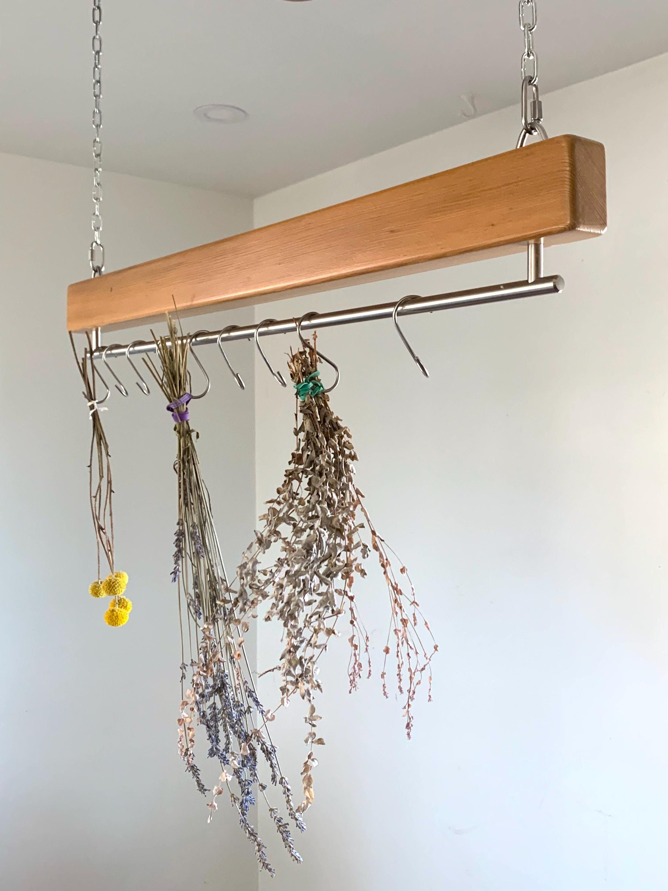 Historic Kentucky Bourbon Reclaimed Wood--slim James Pot Rack And