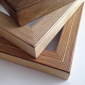 Baltic Birch Plywood &#39;Square Profile&#39; Picture Frames