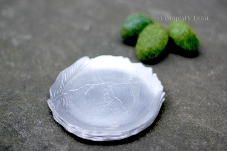 Qty 5 Round Aluminum Coasters. Vintage. Embossed Floral Etsy
