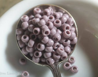 Punti lilla tenui: perline TOHO 6/0, lavanda opaca, perline giapponesi, misura 6, Rocailles