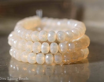Pezzi di perle luminose: 3 x 5 mm rondelle ceche, filo intero, 30 perline, perlina di vetro ceca, rondelle sfaccettate, perline ceche Picasso