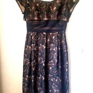 Vintage 1950’s-1960’s Cocktail Dress Free Domestic Priority Shipping