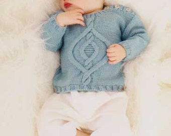 Baby Boy Knit Cable Sweater, Sizes 6 months to 3 years