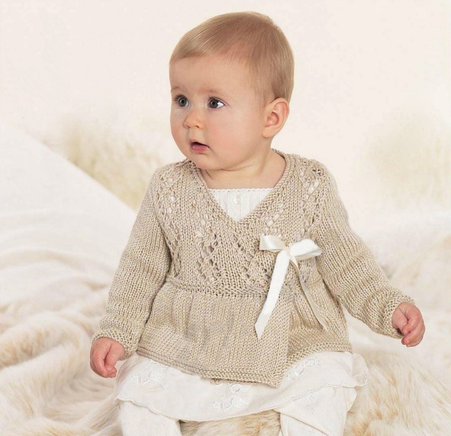 Baby Ballerina Wrap Baby Knits Baby Girl Knits Sizes From - Etsy