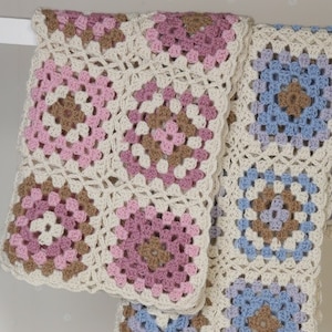 Granny Square Baby Blanket, Baby Afghan, Boy or Girl