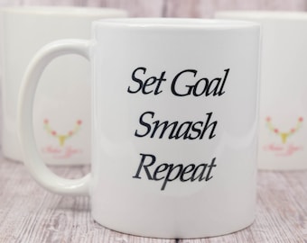 Set Goal Smash Repeat 11oz Mug