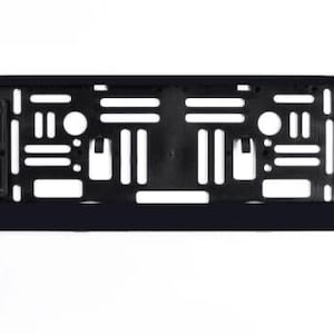 German license plate frame / euro evo1 frame bmw vw mercedes mini audi - black