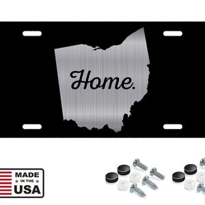 Ohio home license plate tag vanity front aluminum 6 inches by 12 inches
