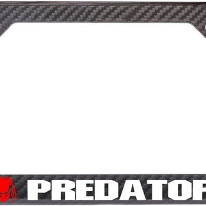 2020 shelby gt500 mustang (predator) 100% carbon fiber license plate frame