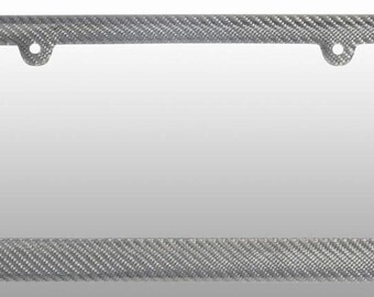 Sell REAL 100% CARBON FIBER LICENSE PLATE FRAME TAG COVER ORIGINAL 3K TWILL JDM /FF C In - Foto 2