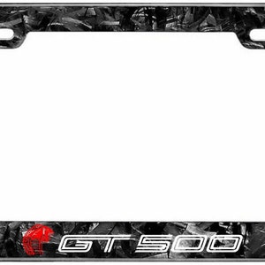 2020 shelby gt500 mustang 100% forged  carbon fiber license plate frame