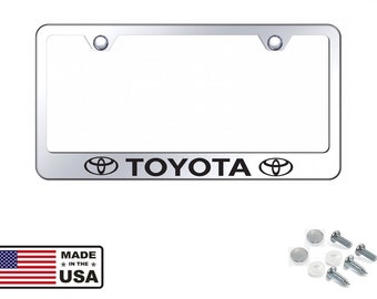 Steelers Laser Engraved Etched Stainless Steel License Plate Frame W/ Bolt Caps