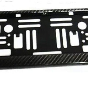 Real carbon fiber european size license plate frame holder for german audi vw