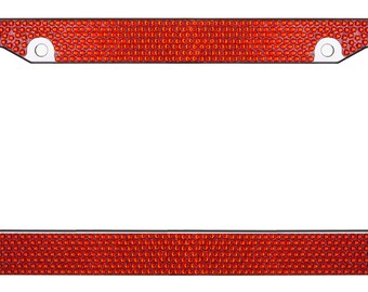 Tough Black Polycarbonate License Plate Frame With Jeep Emblem - Universal Fit, Made In USA - View #6