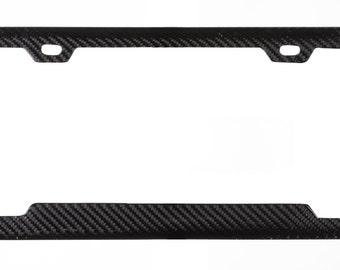 Wowinn Carbon Fiber Camry License Plate Tag Frame Cover Holder Racing Sport Rust-Free for Toyota-Plastic 1x Black Wowinn Carbon Fiber Camry License Plate Tag Frame Cover Holder Racing Sport Rust-Free for Toyota-Plastic 1x Black
