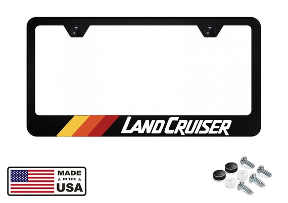 Toyota land cruiser cheap license plate frame