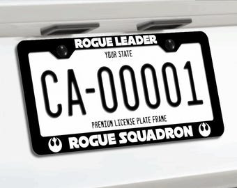 STAR WARS REBELLION ROGUE LEADER ROGUE SQUADRON License Plate - Foto 2