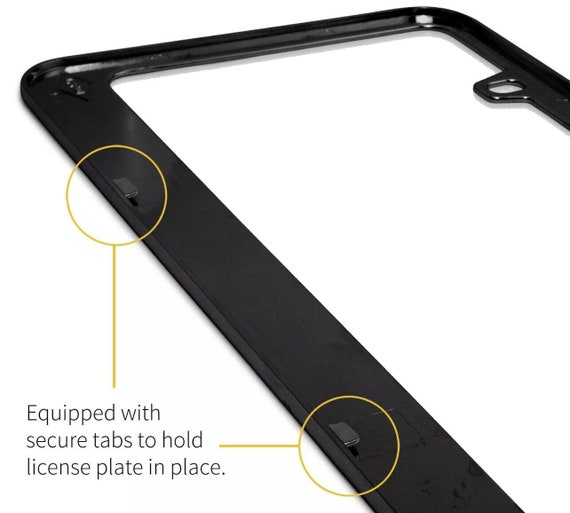 Ram Liscense Plate Frame Dodge Challenger RT Classic In Red Black - Foto 13