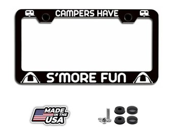 I'd Rather Be Cycling Chrome License Plate Frame Holder Find Chrome License Plate Frame I'd Rather Be In Crater Lake Auto... I'd Rather Be Camping License Plate Frame
