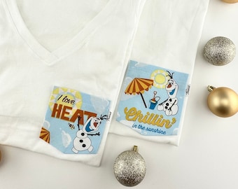 Frozen Olaf Pocket Tee Shirt , T-shirt