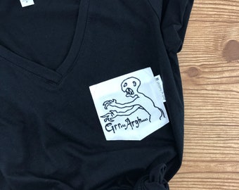 Buffy the Vampire Slayer Grr Argh Embroidered Pocket Tee