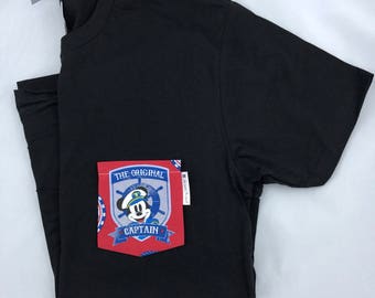 Sailor Mickey Mouse Pocket T-Shirt: Disneyland Trip Tee